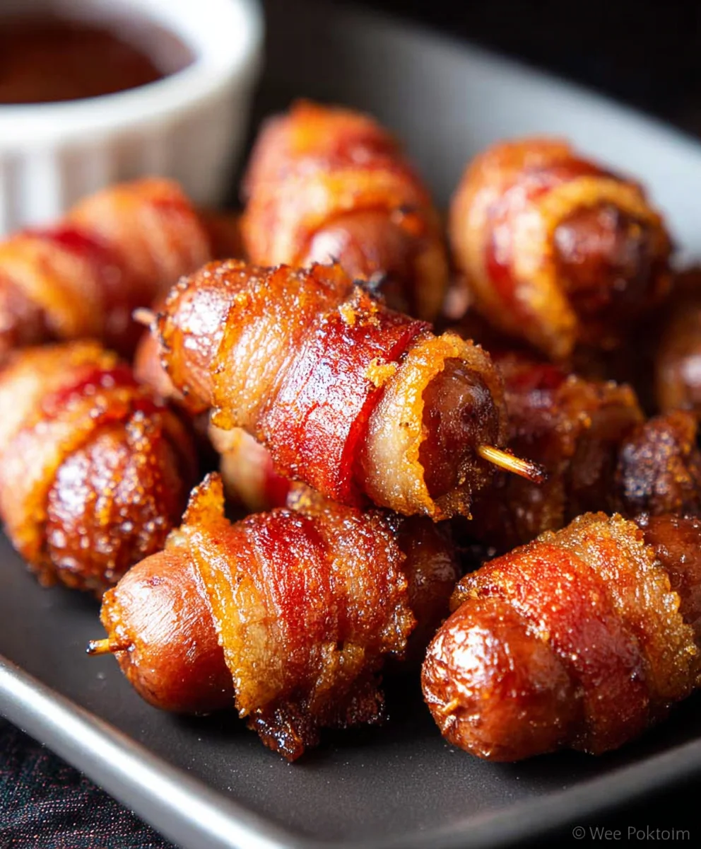 Beef Bacon Wrapped Smokies Brown Sugar Bliss