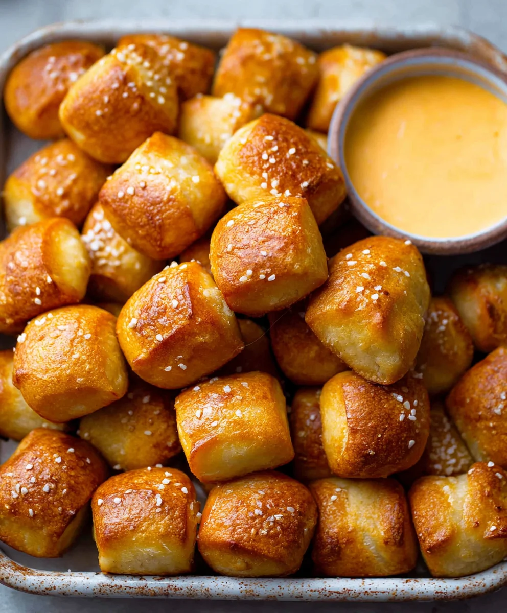 Easy Homemade Soft Pretzel Bites Recipe