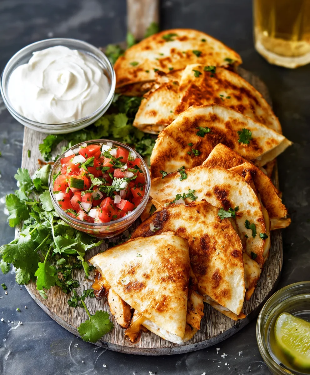Easy Mini Chicken Quesadillas Recipe