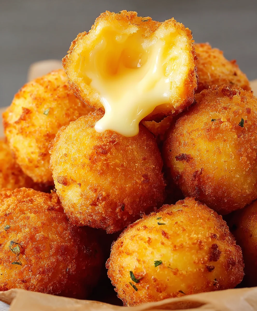 Crispy Fried Cheese Balls - Irresistible Appetizer Recipe