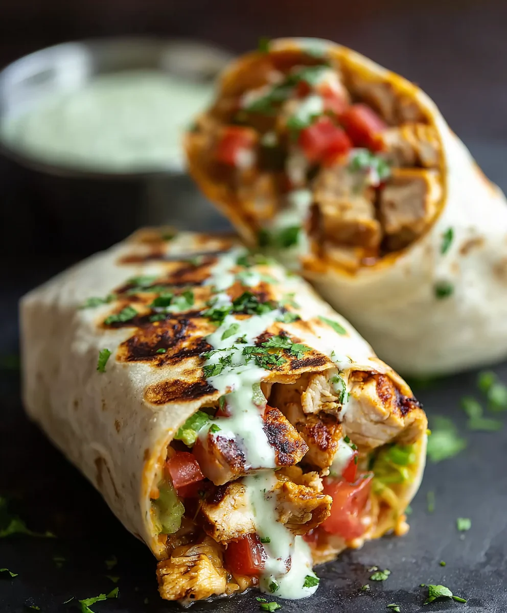 Chipotle Ranch Chicken Burrito Recipe - Easy & Flavorful