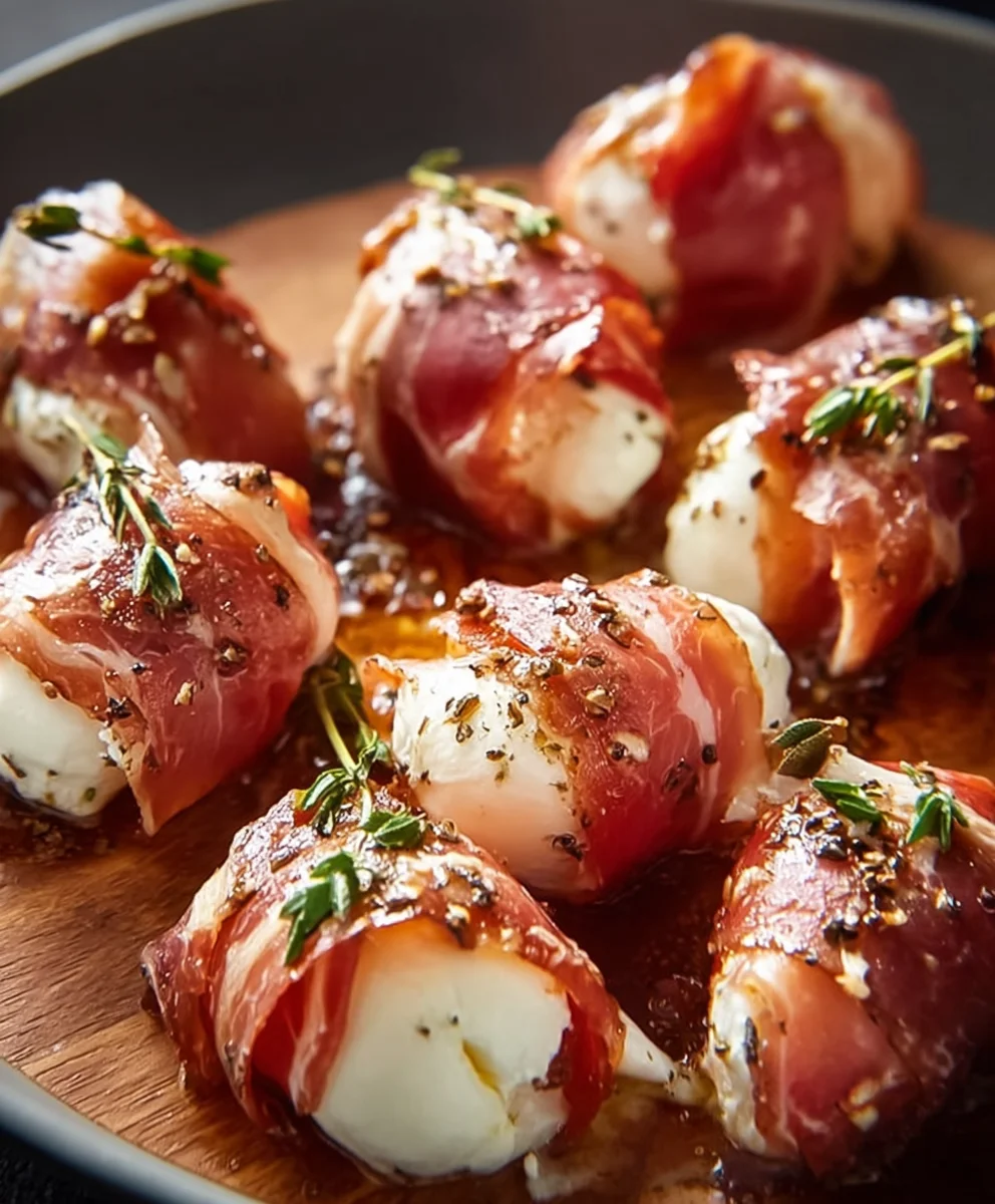 Beef Beef Prosciutto Mozzarella Bites - Easy Appetizer