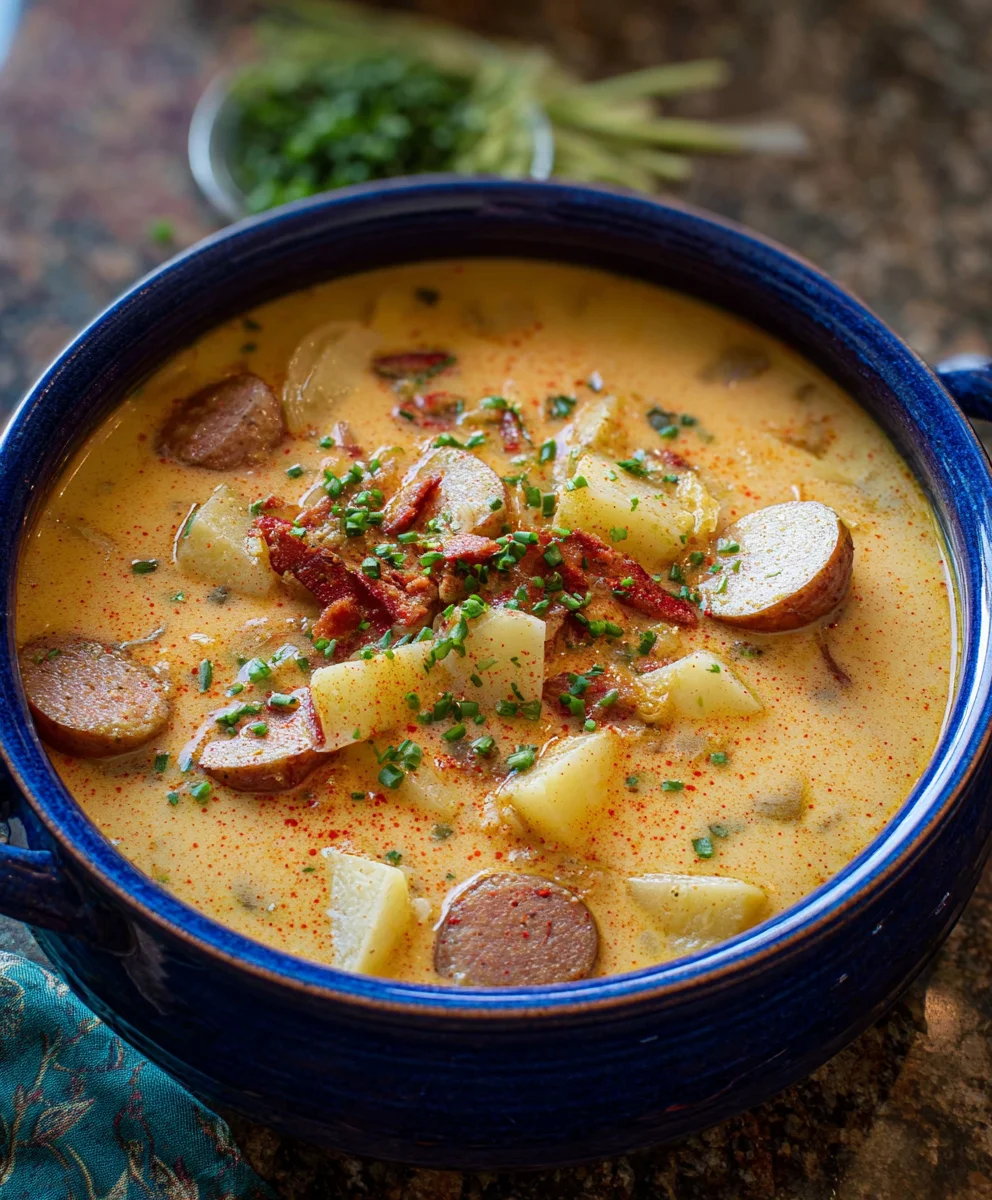 Creamy Cajun Potato Soup-Rich & Flavorful Recipe