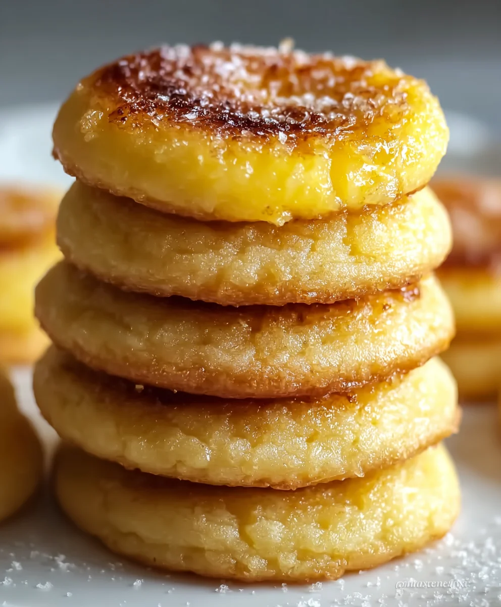 Lemon Creme Brulee Cookies - Deliciously Sweet Dessert Biscuits