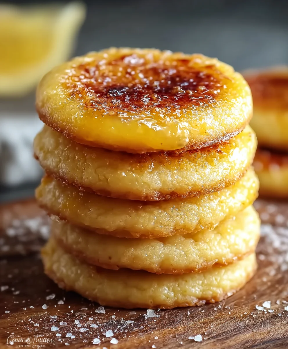 Lemon Creme Brulee Cookies - Deliciously Sweet Dessert Biscuits