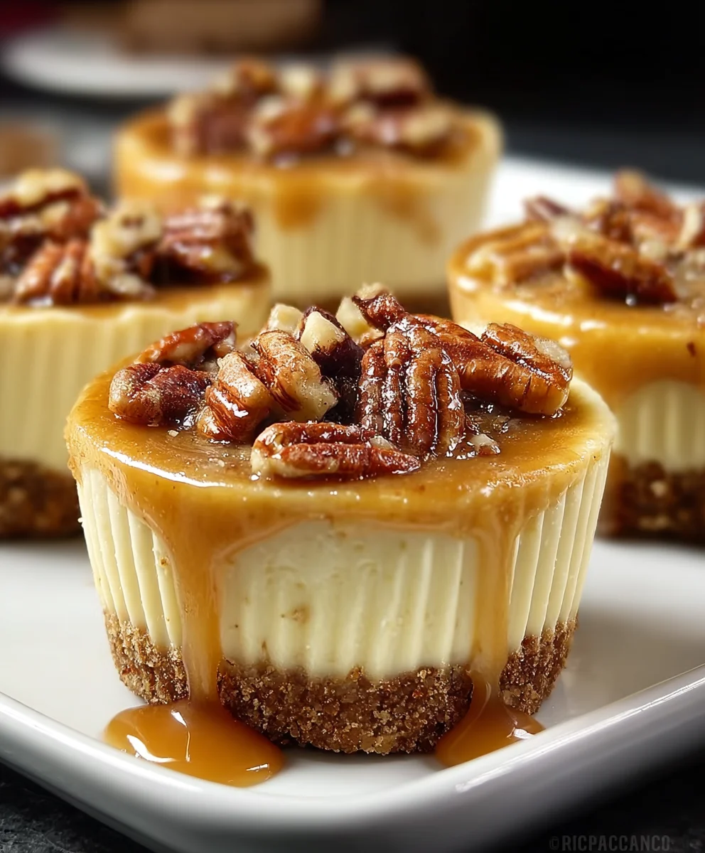 Decadent Pecan Pie Cheesecakes-Your New Favorite Dessert