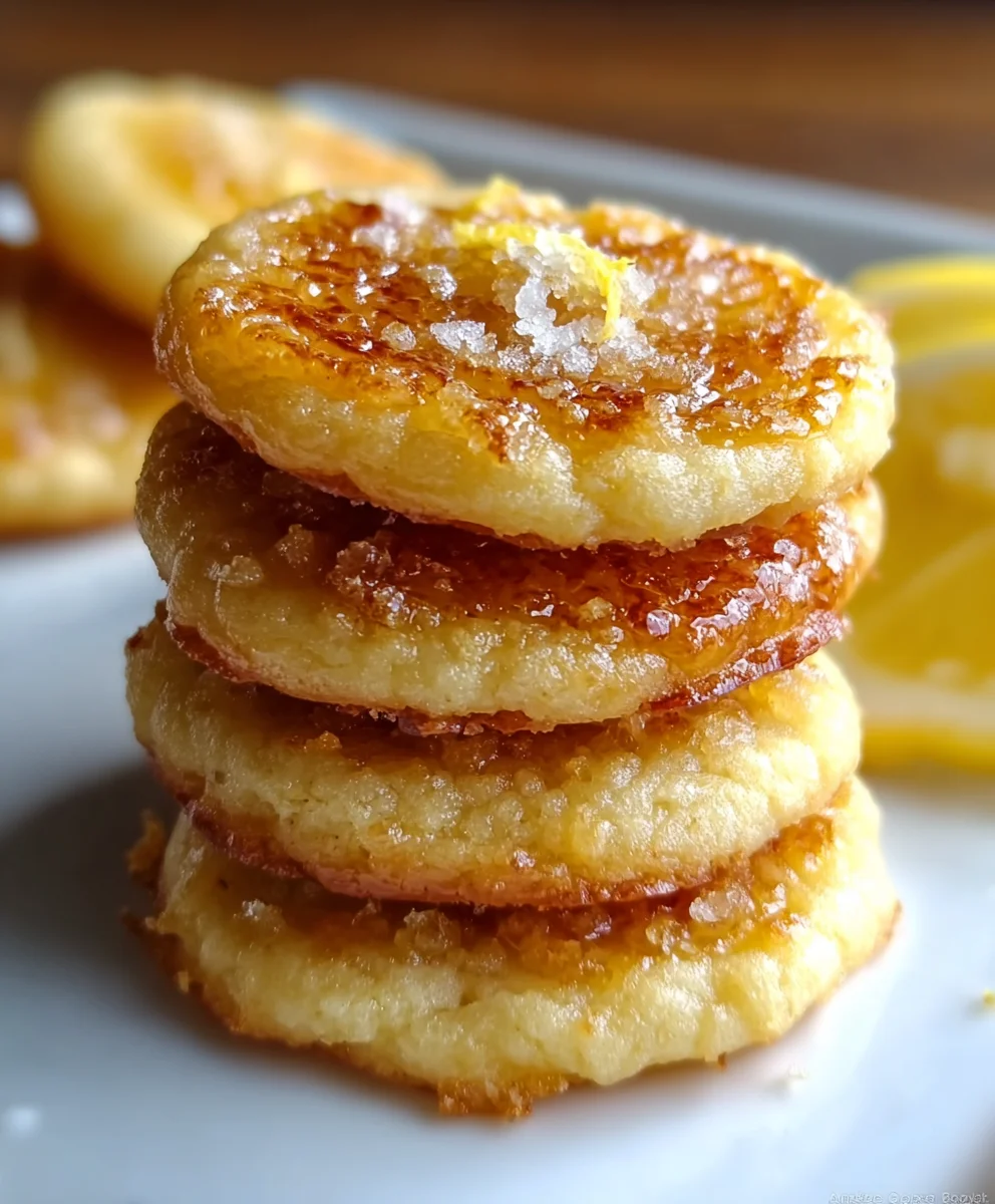 Lemon Crème Brûlée Cookies- A Dreamy Dessert Treat