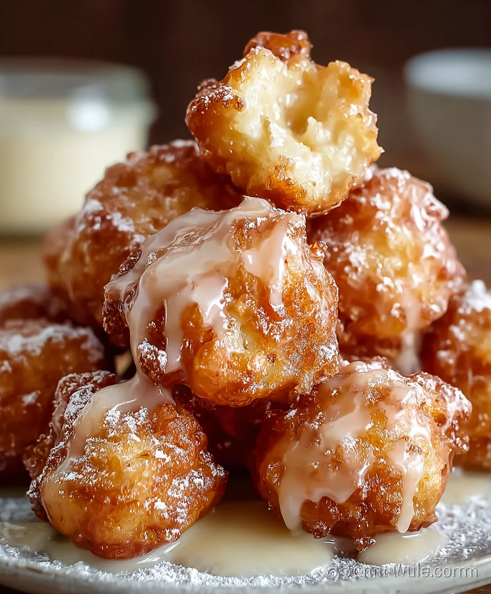 Easy Apple Fritter Bites-Quick & Delicious Treat