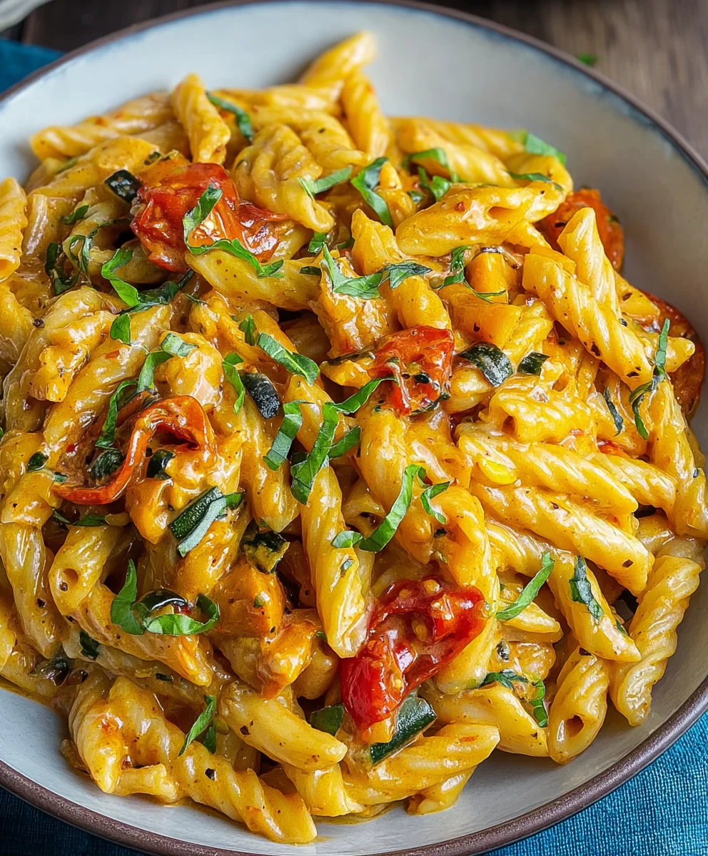 Spicy Vegan Cajun Pasta- Easy Plant-Based Dinner