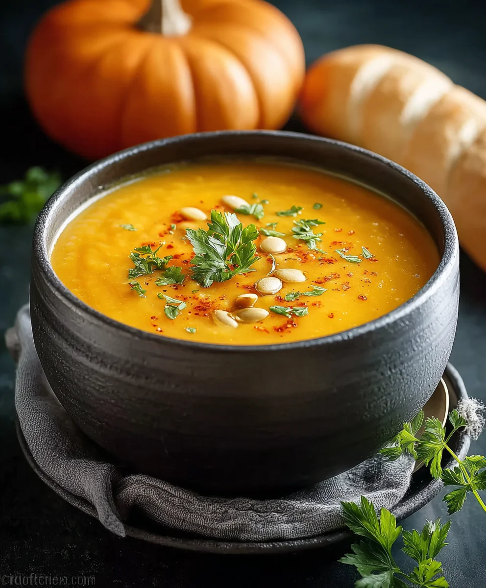 Creamy Kabocha Squash Soup Recipe - Easy & Delicious