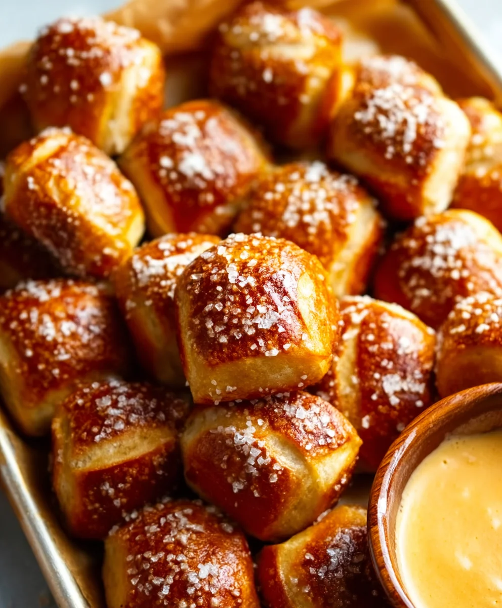 Buttery Soft Pretzel Bites-Easy Homemade Snack