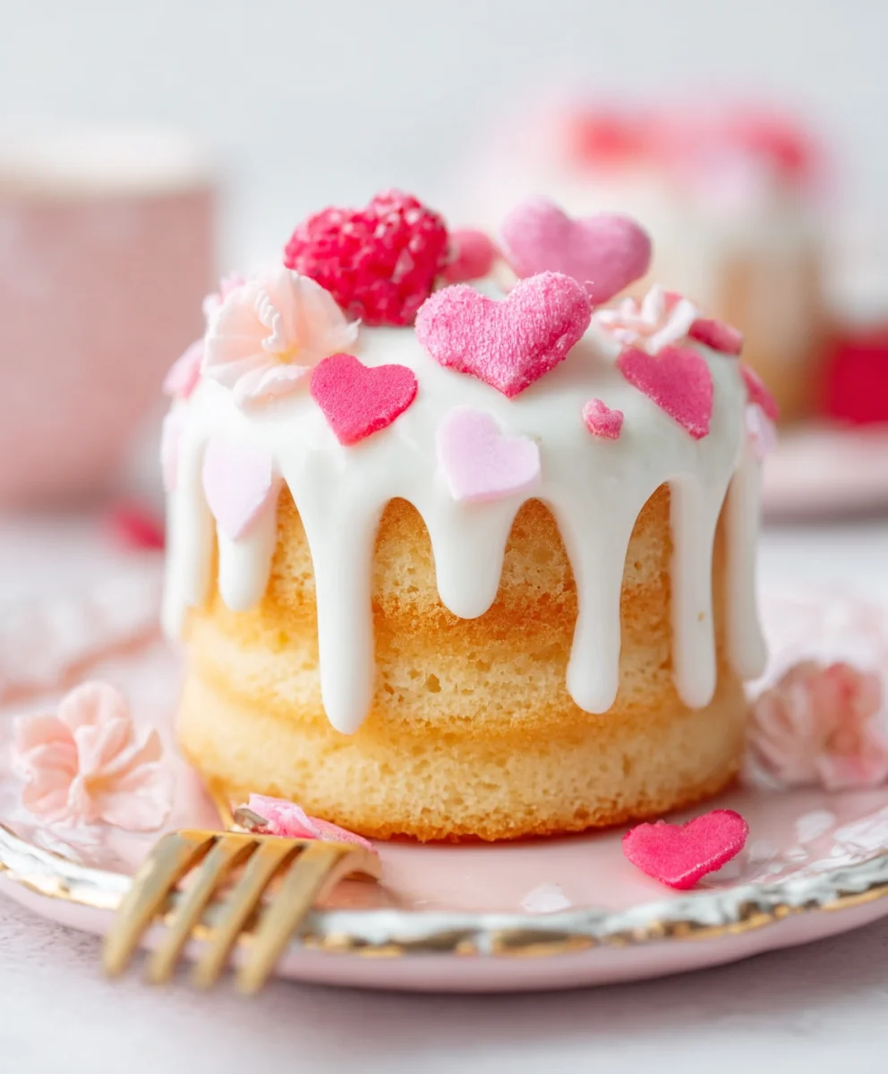 Cute Mini Cakes Non-Non-Alcoholic Alternative Vnon-alcoholic alentine's Day Recipes