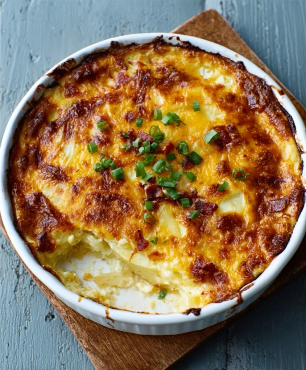 Cheesy Potato Breakfast Casserole-Easy & Delicious Recipe