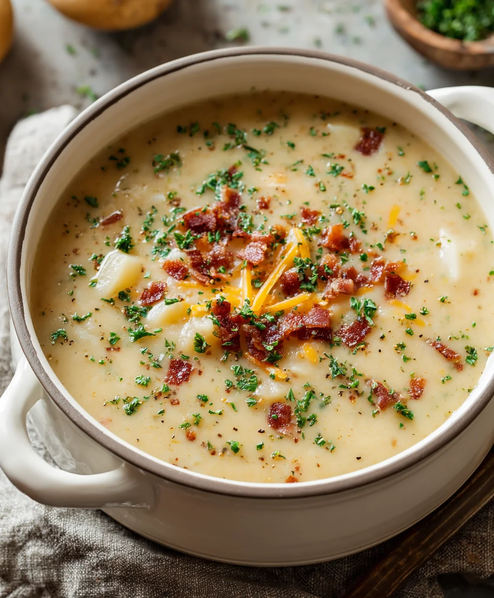 Outback Steakhouse-Style Potato Soup-Rich Creamy Flavor