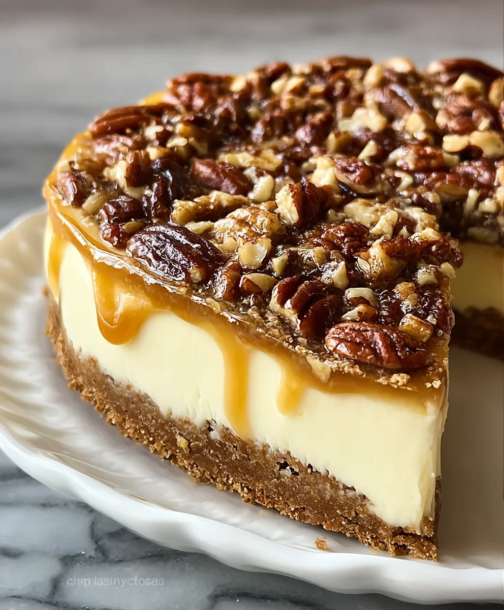 Pecan Pie Cheesecake - Decadent Dessert Bliss