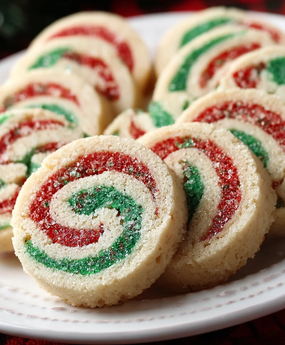 Christmas Cookie Pinwheels-Festive Swirls for the Holidays