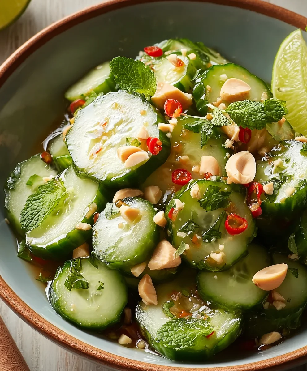 Quick & Easy Thai Cucumber Salad - Refreshing Taste