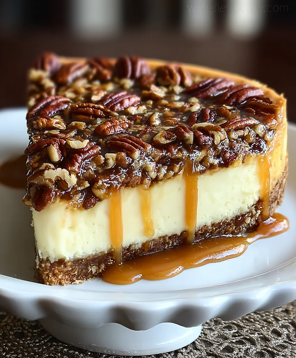 Pecan Pie Cheesecake - Decadent Dessert Bliss