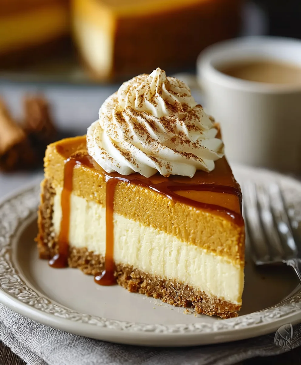 Creamy Pumpkin Cheesecake Recipe-Fall Favorite