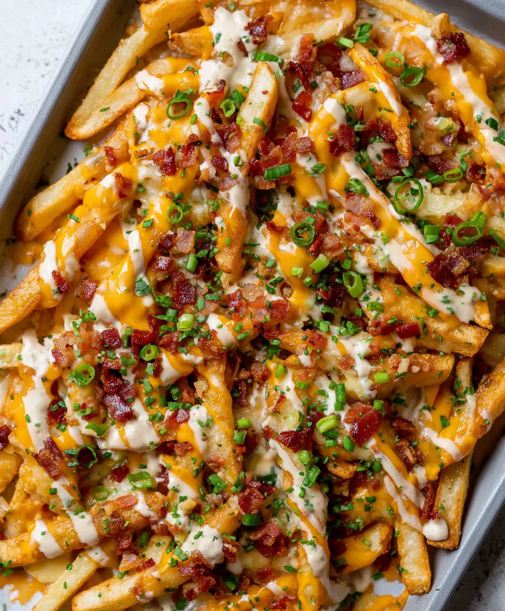 Cheesy Loaded Beef Fries-Ultimate Comfort Food