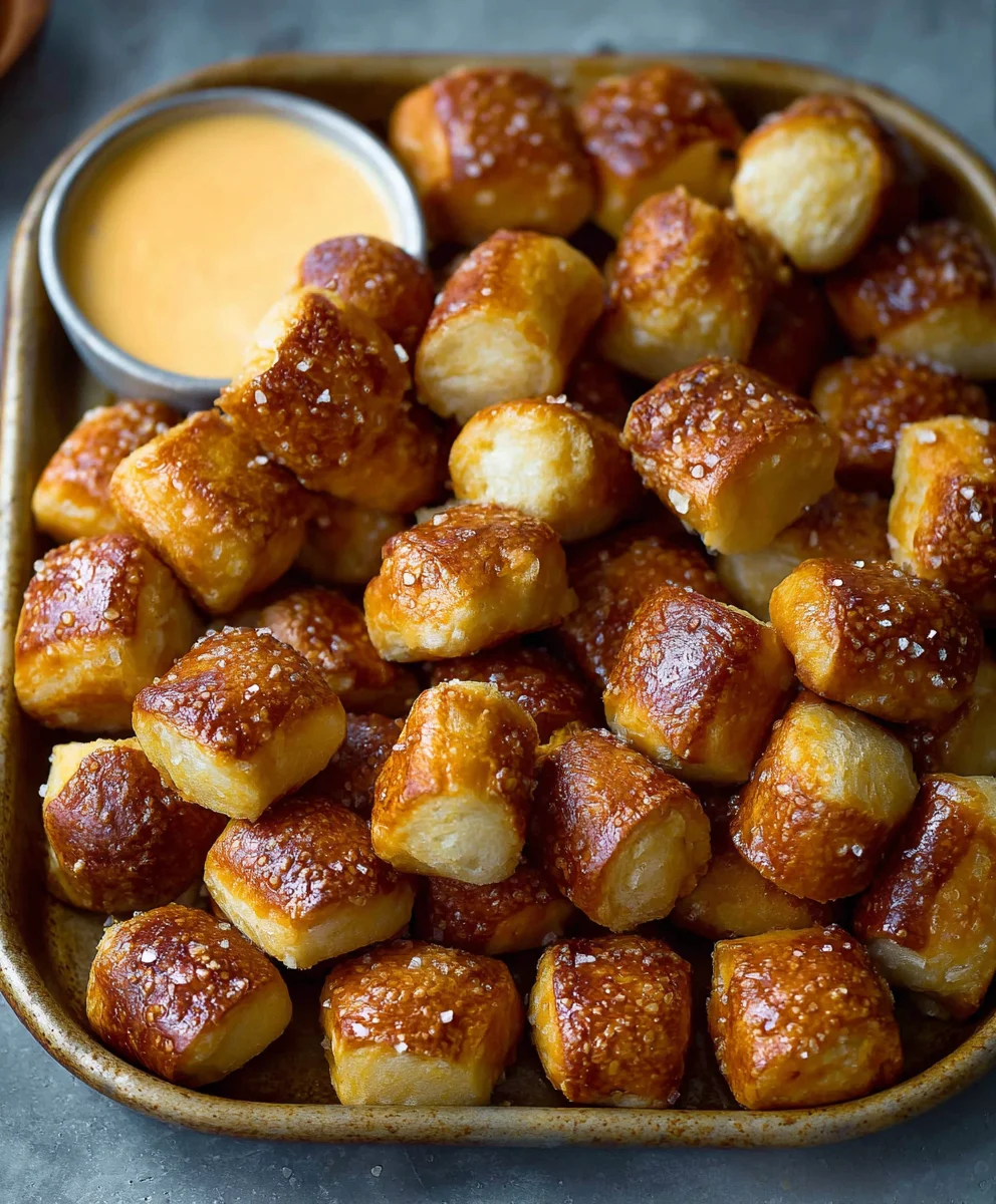 Soft Pretzel Bites- Easy Homemade Recipe