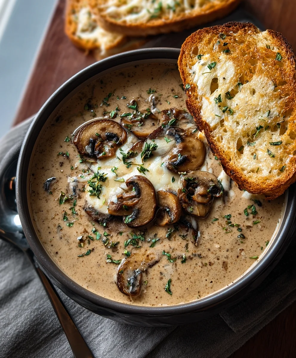 Creamy Mushroom Soup Recipe-Velvety & Delicious
