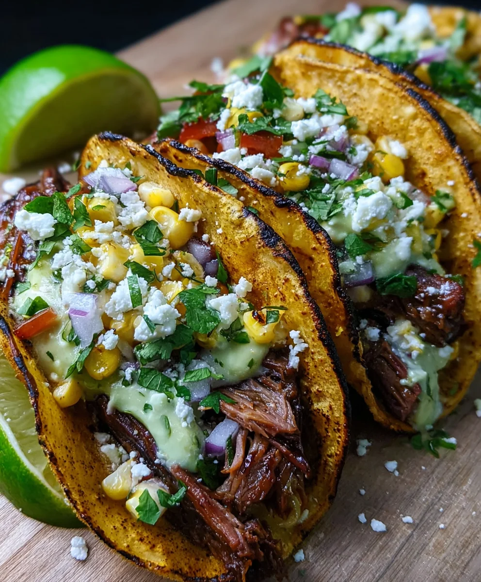 Juicy Braised Brisket Tacos - Easy Comfort Food