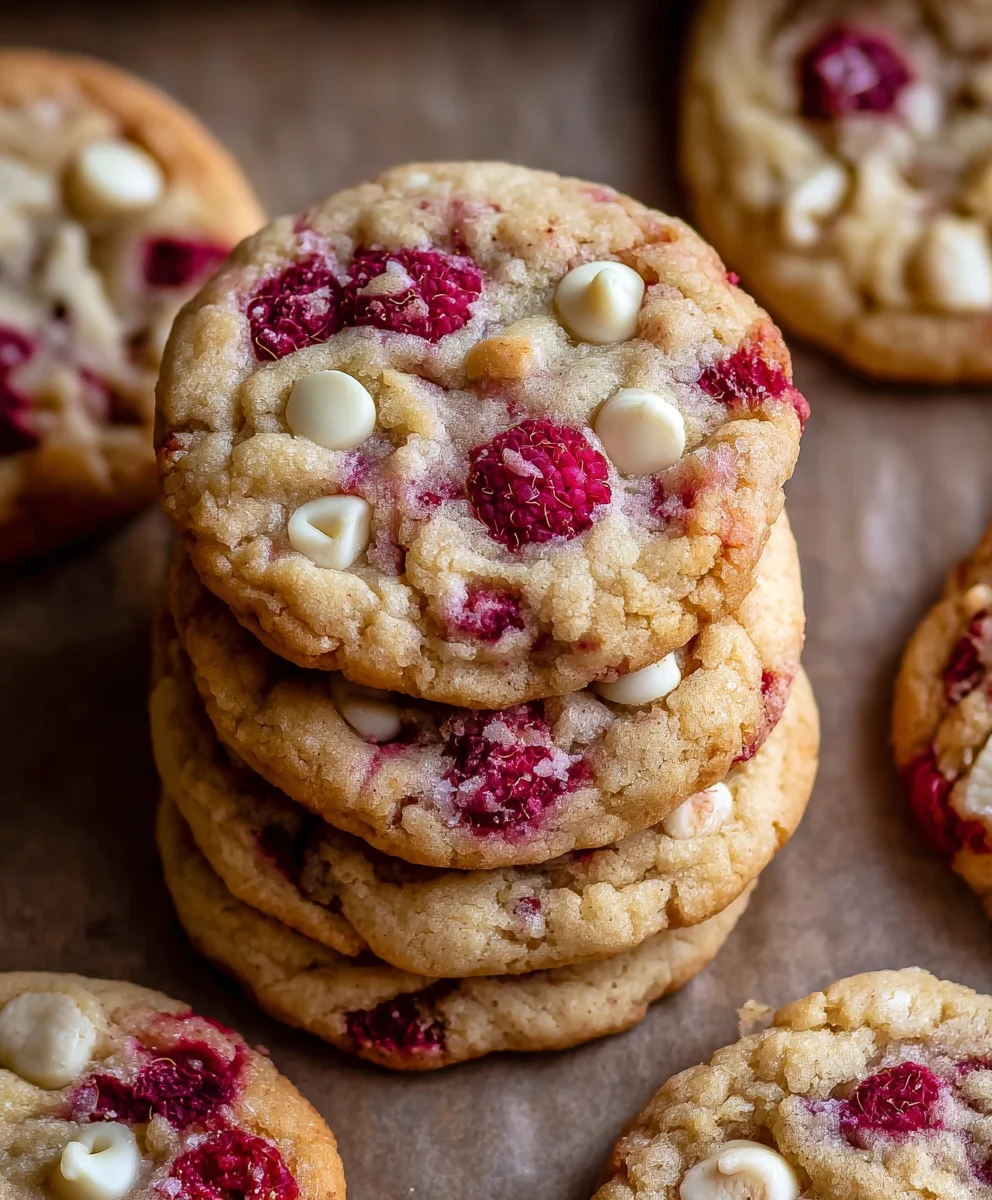 Raspberry White Chocolate Cookies-Decadent & Easy Recipe