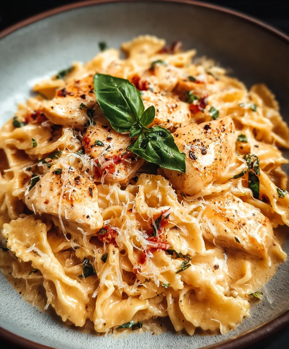 Marry Me Chicken Pasta- Creamy Garlic Perfection