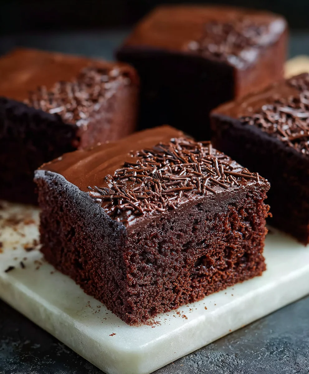 Old School Chocolate Traybake Cake Recipe-Easy & Delicious