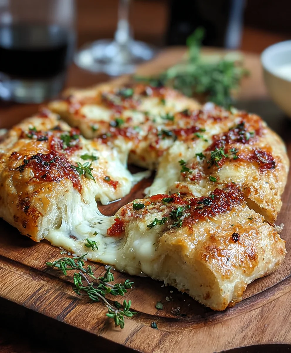 Stuffed Brie Cheese Pizza- Ultimate Comfort Food Delight