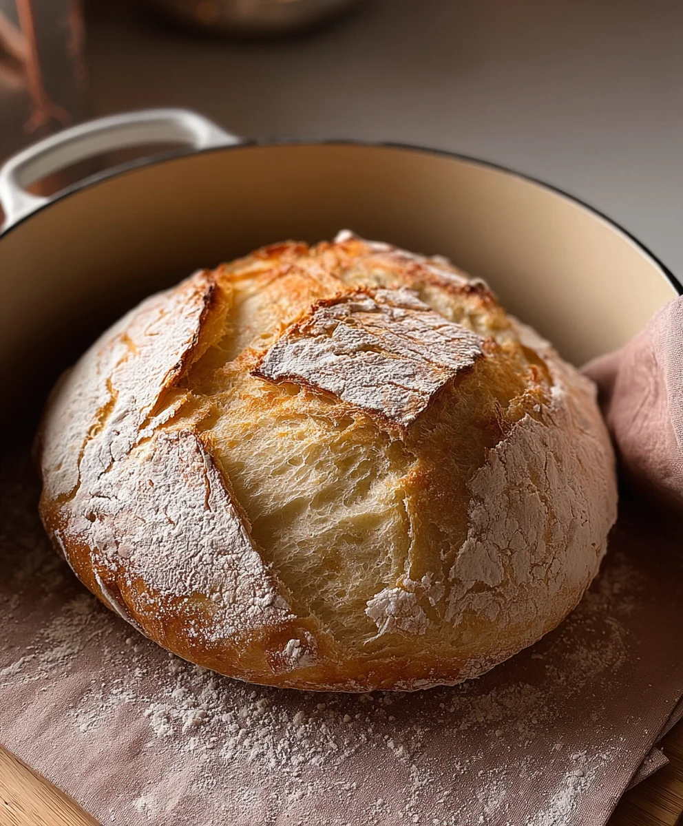 Easiest Bread Recipe Ever - Simple No-Knead Bread