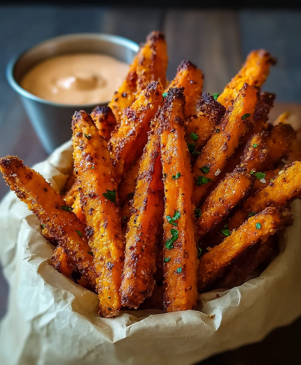 Crispy Oven Baked Sweet Potato Fries-Easy Recipe