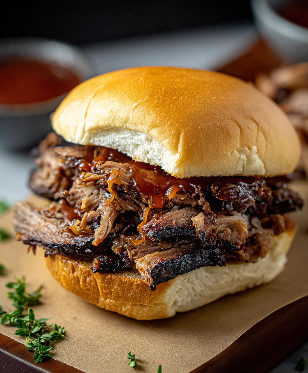 Juicy BBQ Beef Brisket Sandwich Recipe