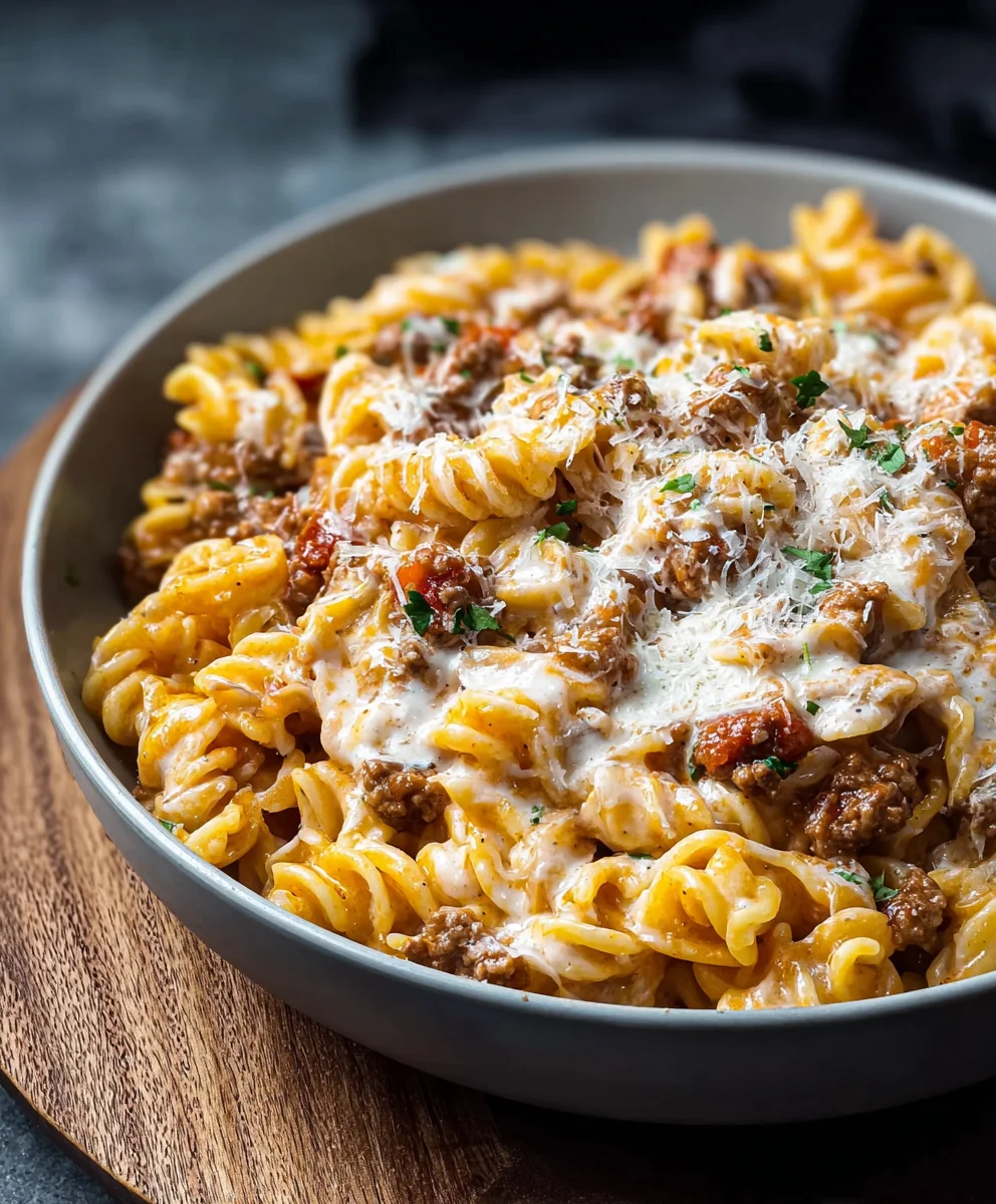 One Pot Creamy Beef Pasta Recipe - Easy & Delicious