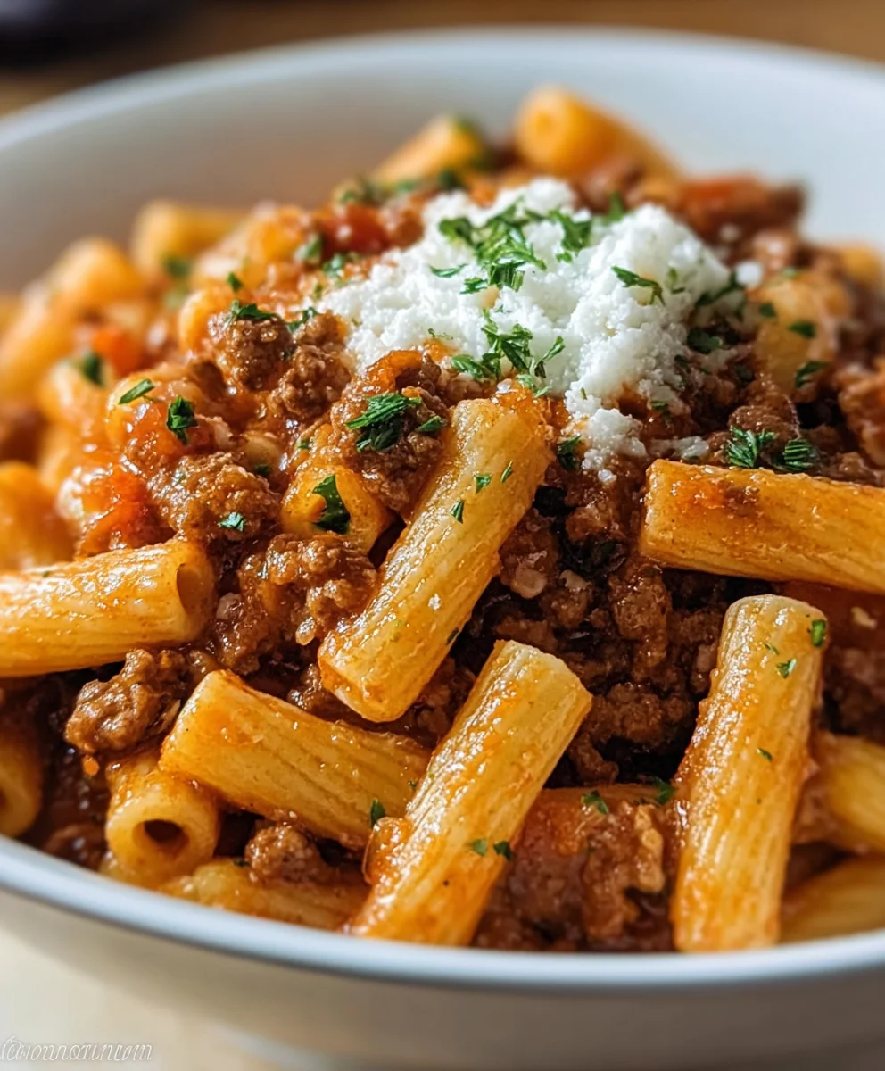 Easy Homemade Beefaroni - Family Favorite Recipe