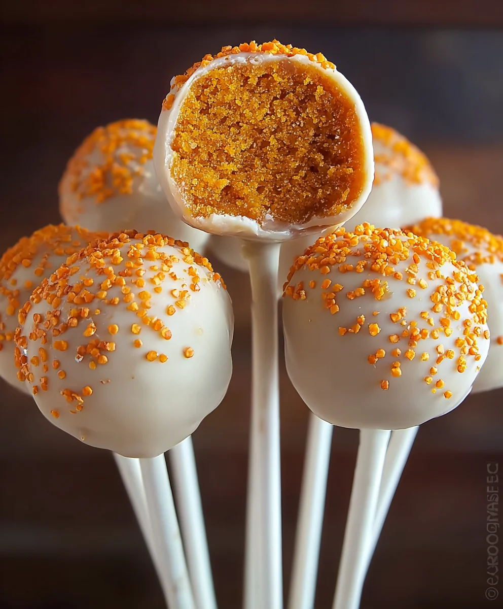 Spiced Pumpkin Cake Pops-Fall Dessert Delight