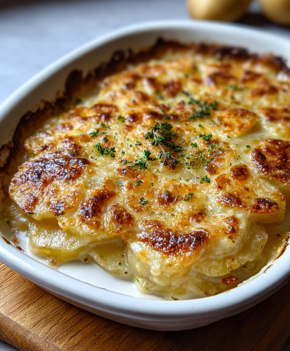 Easy Potatoes au Gratin - Creamy Cheesy Comfort