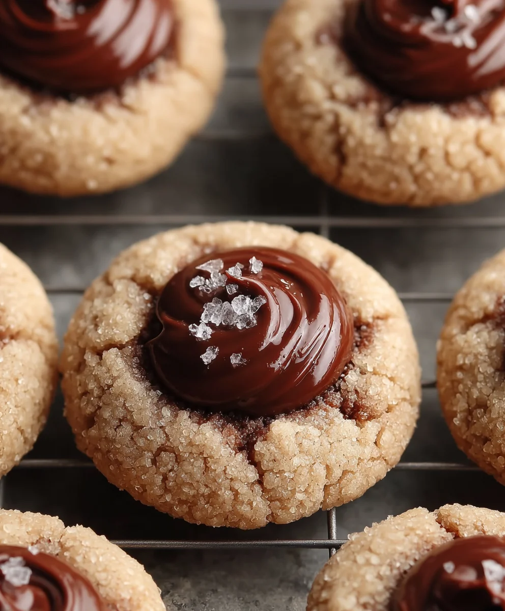 Nutella Thumbprint Cookies-Easy Holiday Treat