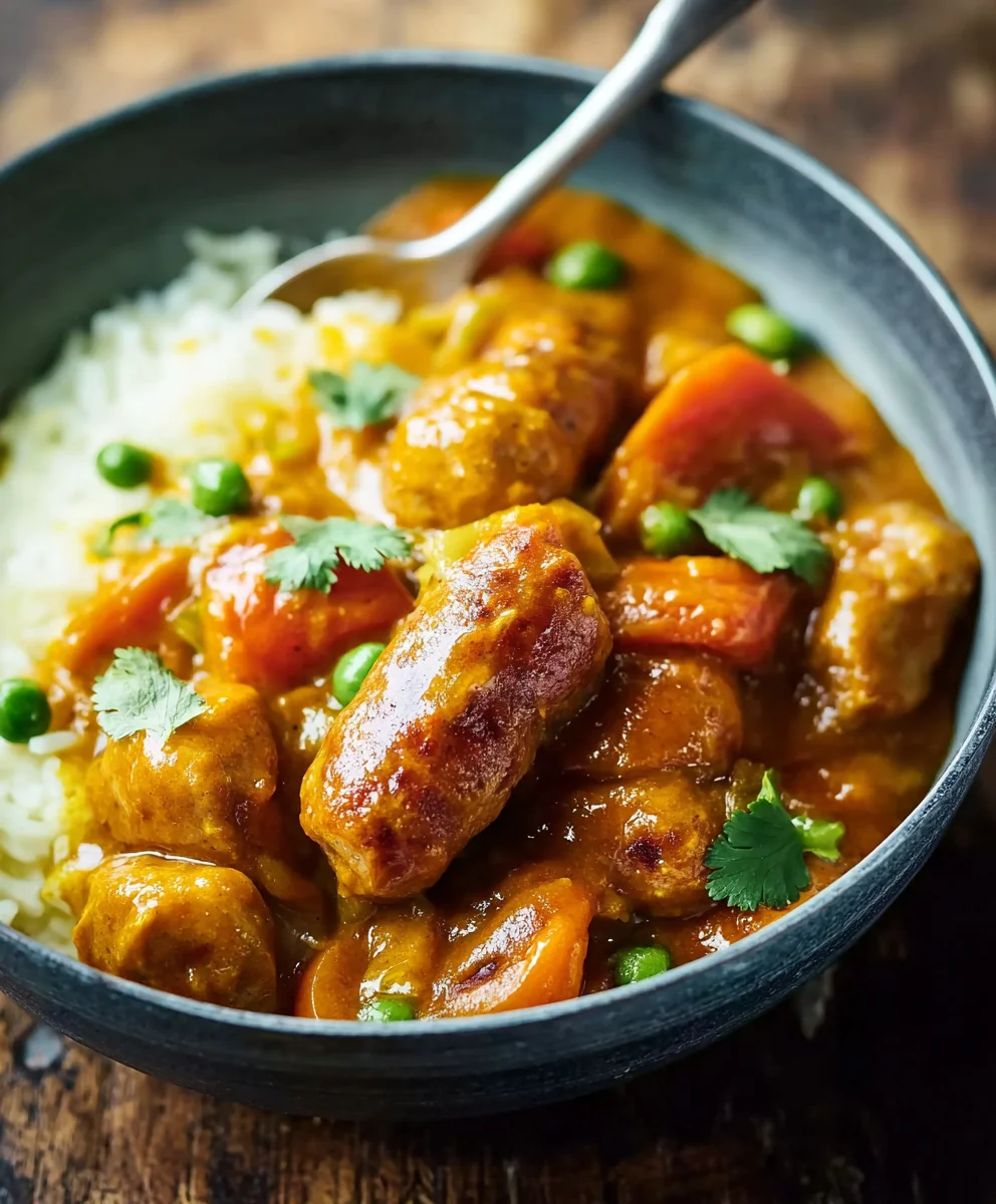 Easy Curried Beef Sausages - Quick & Flavorful Dinner