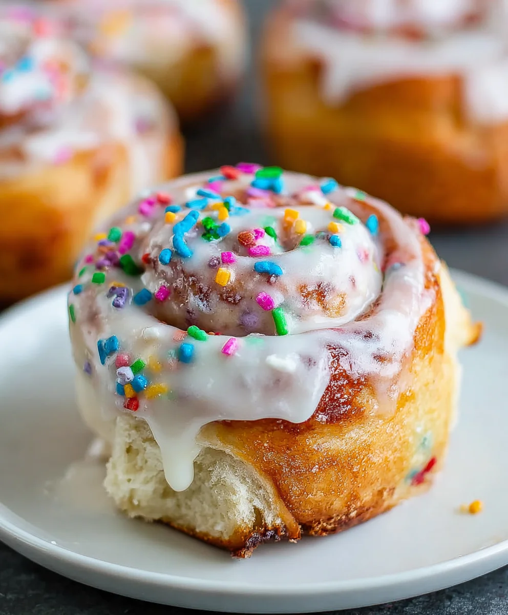Funfetti Cinnamon Rolls - Easy & Irresistible Recipe