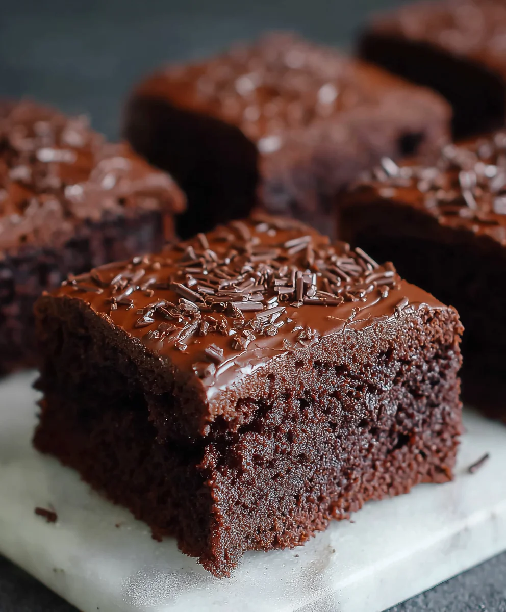 Old School Chocolate Traybake Cake Recipe-Easy & Delicious