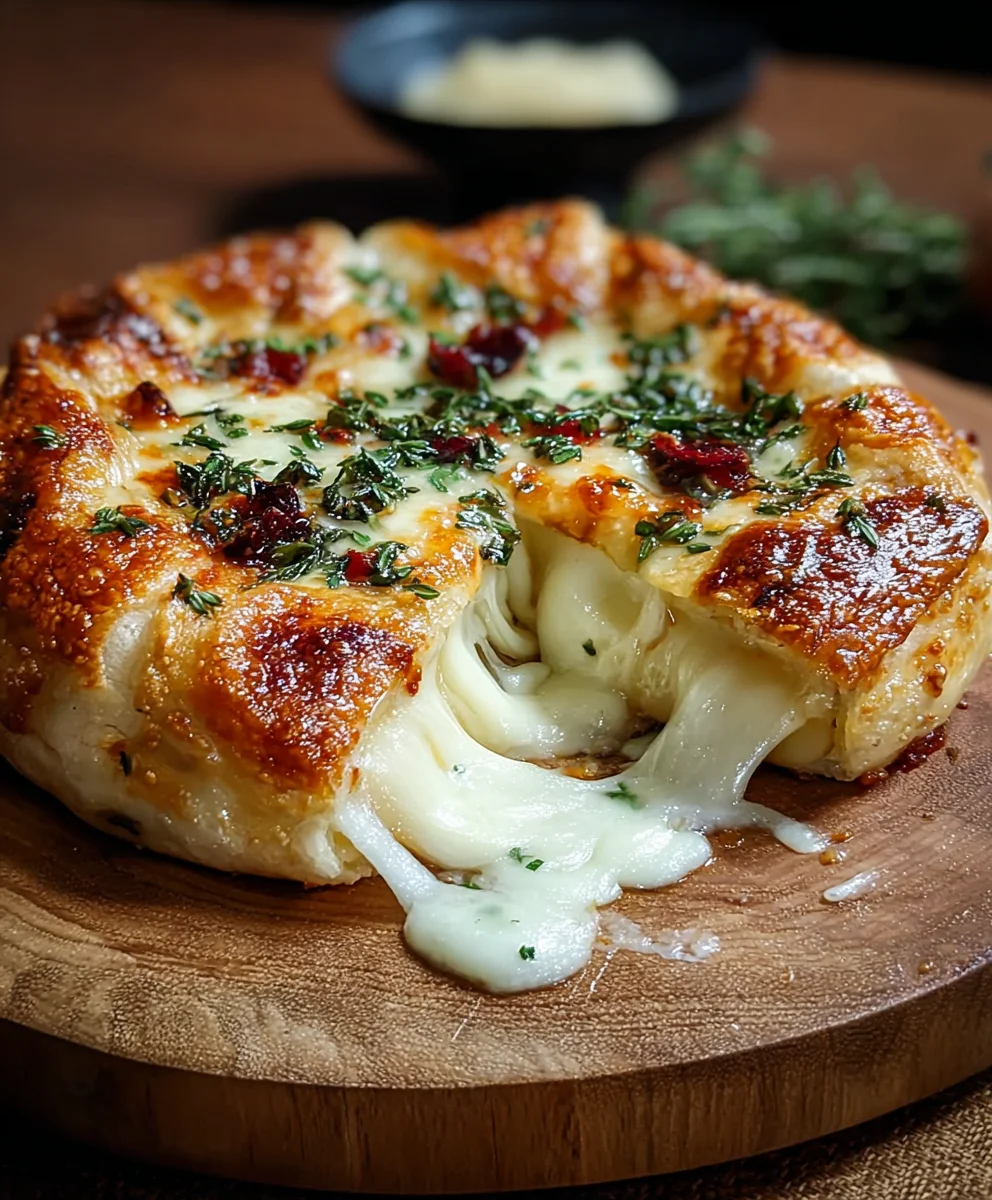 Stuffed Brie Cheese Pizza- Ultimate Comfort Food Delight