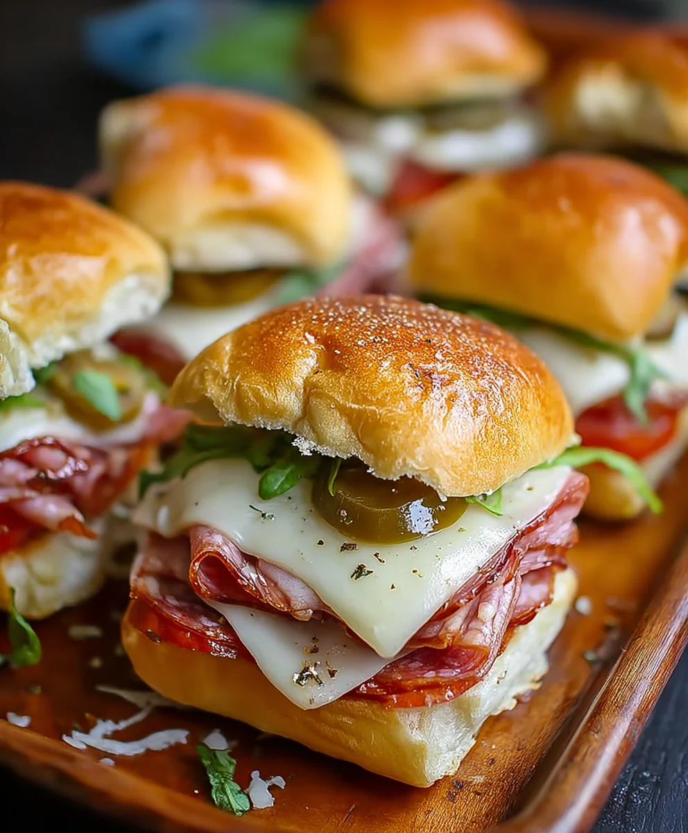 Easy Italian Beef Sub Sliders - Crowd-Pleaser Recipe