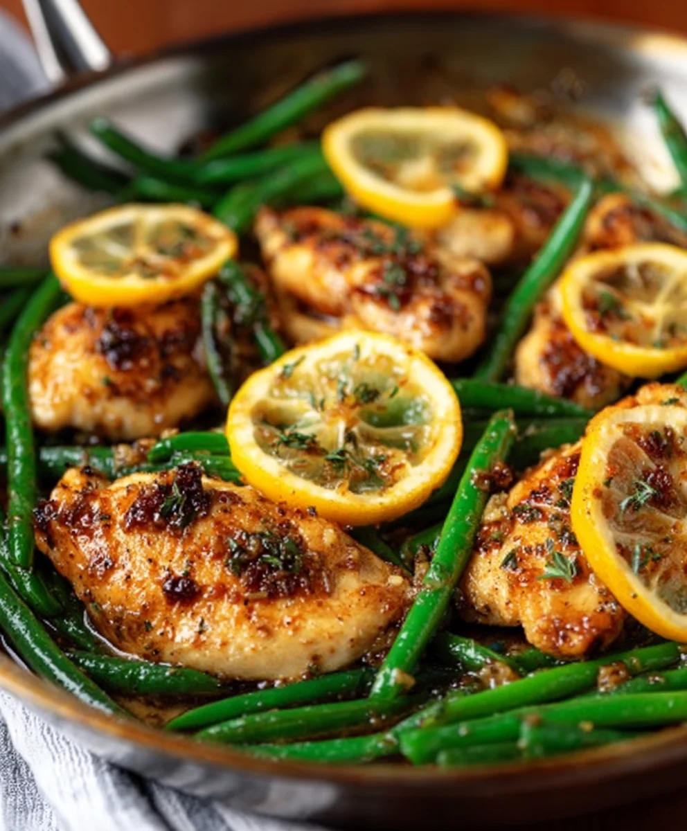 Lemon Garlic Butter Chicken Skillet-Easy Weeknight Meal
