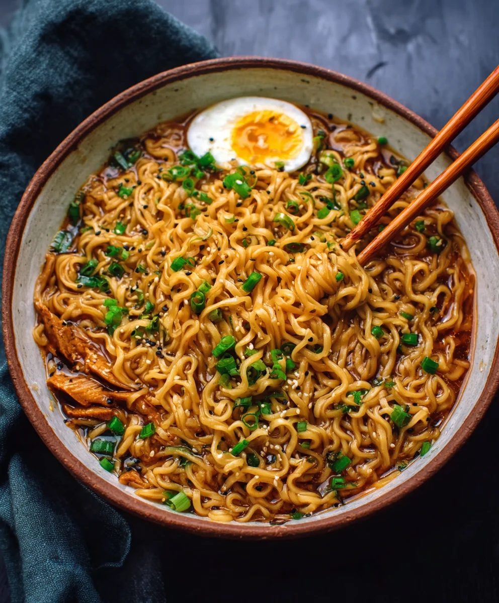 Easy Saucy Beef Ramen Noodles-Quick Comfort Dish