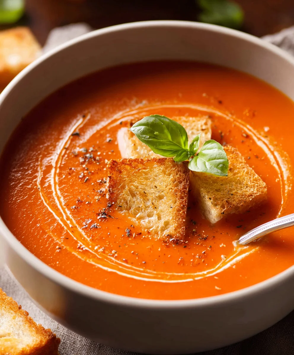 Best Homemade Tomato Soup Recipe-Easy & Delicious