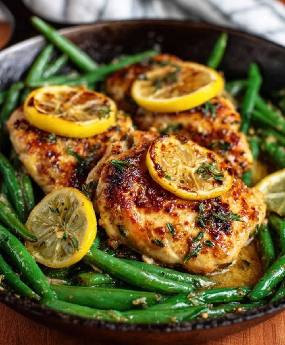 Lemon Garlic Butter Chicken Skillet-Easy Weeknight Meal