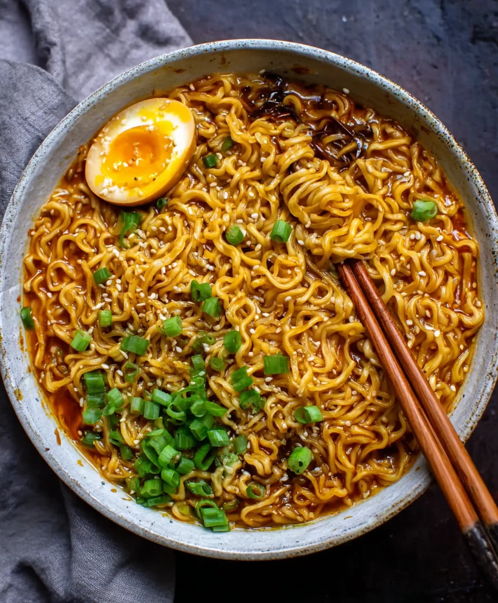 Easy Saucy Beef Ramen Noodles-Quick Comfort Dish