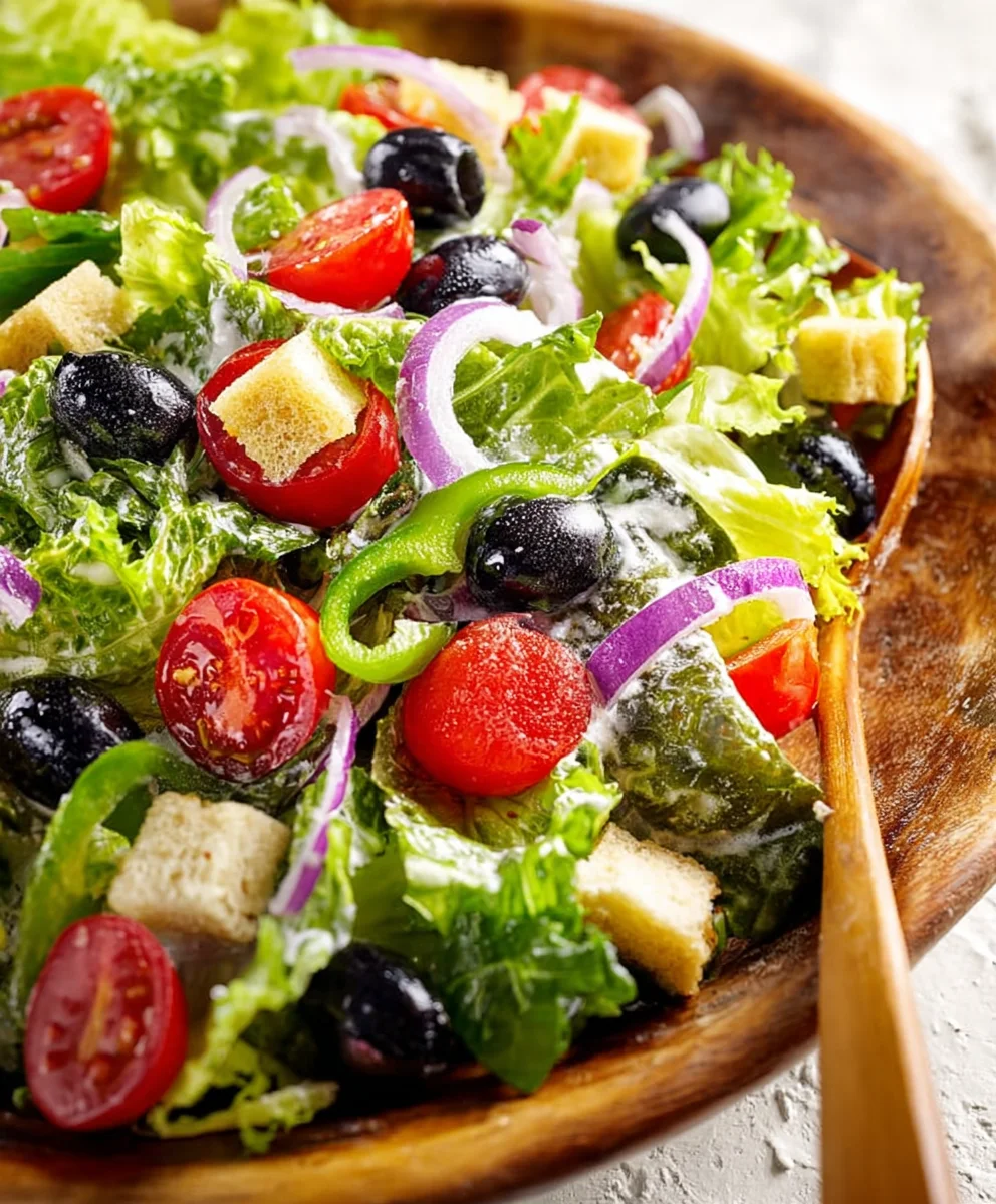 Olive Garden Salad Recipe - Copycat Delicious Dressing